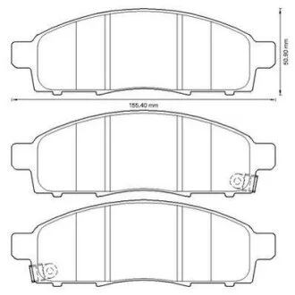 Колодки дискового гальма Jurid 572646J