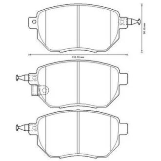Колодки дискового гальма Jurid 572649J