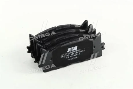 Тормозные колодки передние (17.6 мм) (система AKEBONO) Toyota Camry 05- Jurid 572651J