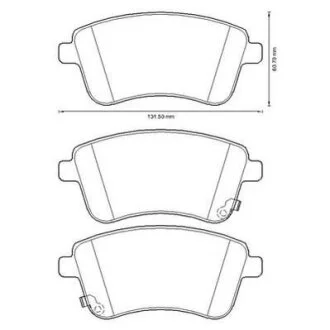Колодки дискового гальма Jurid 572657J