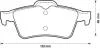 Гальмівні колодки задні Ford Focus, Transit, Connect / Nissan Primera / Renault Espace, Laguna / Jag Jurid 573018J (фото 1)