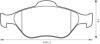 Гальмівні колодки передні Ford Fiesta, Fusion, KA, Puma / Mazda 121, 2 Jurid 573041J (фото 1)