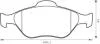 Гальмівні колодки передні Ford Fiesta, Fusion, KA, Puma / Mazda 121, 2 Jurid 573041J (фото 1)