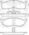 Гальмівні колодки передні Dodge Caravan, Intrepid, Nepn / Chrysler Voyager Jurid 573072J (фото 1)