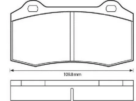 Колодки дискового гальма Jurid 573149J
