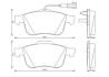 FIAT гальмів.колодки передн.Alfa Romeo 159 05- Jurid 573173J (фото 1)