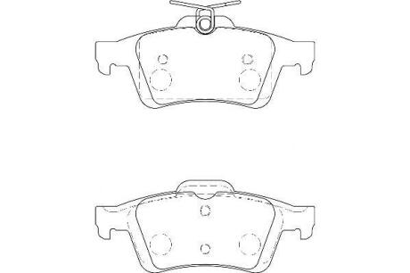 Колодки гальмівні дискові Jurid 573186D