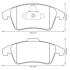 Гальмівні колодки передні Peugeot 2008, 3008, 5008 / Citroen C4 Grand Picasso, DS4, DS5 Jurid 573193J (фото 1)