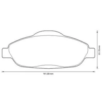 Колодки дискового гальма Jurid 573241JC