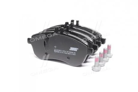 Тормозные колодки передние (20.5 мм) (система TRW) MB (C204 / W204) 07- Jurid 573257J