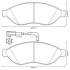 Тормозные колодки передние (19.2 мм) (с датчиками) Jumper Ducato Boxer 06- Jurid 573260J (фото 1)