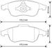 Гальмівні колодки передні Renault Captur, Clio, Duster, Fluence, Megane, Scenic, Zoe / Nissan / Daci Jurid 573268J (фото 1)