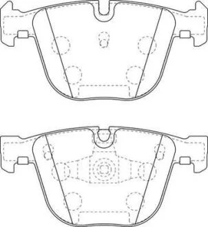 Колодки гальмівні дискові Jurid 573271J