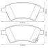 Колодки тормозные передние Fiat Sedici Suzuki SX4 1.5/1.6/1.9D 06- Jurid 573288J (фото 1)