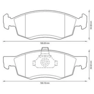 RENAULT гальмівні колодки передн. Logan,Duster Jurid 573295J