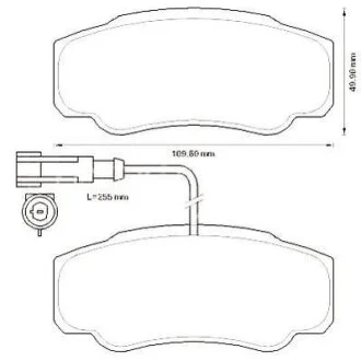 NISSAN Колодки гальмівні задн. CABSTAR 06- Jurid 573318J