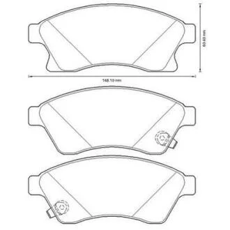 Колодки гальмівні дискові Jurid 573332J