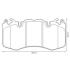 Тормозные колодки передние (16.6 мм) (система BREMBO) Land Rover Range Rover 09- Jurid 573343J (фото 1)