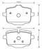 Гальмівні колодки задні BMW 5-Series, 6-Series, 7-Series, 8-Series, X3 / Rolls-Royce Jurid 573353J (фото 1)