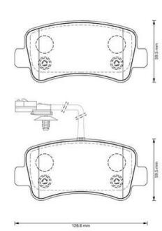 Гальмівні колодки задні Renault Master III / Nissan NV400 / Opel Movano Jurid 573359J