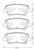 Колодки тормозные задние (15.5мм) (система AKEBONO) Hyundai Kia Ssangyong 04- Jurid 573369J (фото 1)