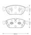 Тормозные колодки передние (20 мм) (система ATE) Audi A6 C7 A8 D4 09-18 Jurid 573381J (фото 1)