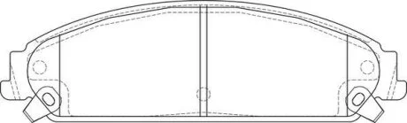 Гальмівні колодки Jurid 573404J