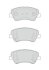 Тормозные колодки передние (17.7мм) Hyundai Elantra i30 Kia Cee\&#039;d 09- Jurid 573406J (фото 1)