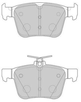 Гальмівні колодки задні Audi A3, Q3, TT / VW Arteon, Golf, Passat, Tiguan, Touran / Skoda / Seat Jurid 573415J