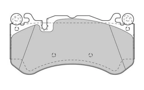 DB Тормоз. колодки перед. C-CLASS (W204) C 63 AMG 08-14, E-CLASS (W212) E 63 AMG 09-15 Jurid 573425J