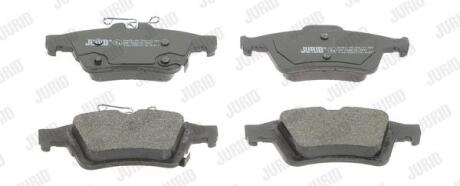 Гальмівні колодки задні Volvo C30 Electric 2010-2012 Jurid 573426J
