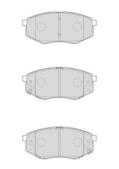 Гальмівні колодки передні Hyundai VI, Sonata IX20 Jurid 573454J