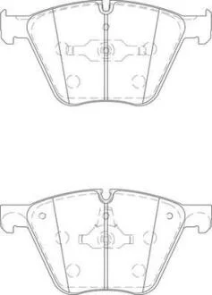 Колодки гальмівні дискові Jurid 573457J