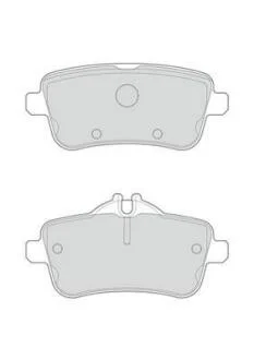 Тормозные колодки задние (16.5 мм) (система TRW) MB A/GL/M-Class GLE GLS 11- Jurid 573458J