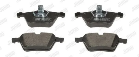 Комплект гальмівних накладок, дискове гальмо Jurid 573464J