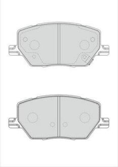 Гальмівні колодки передні Alfa Romeo Tonale / Fiat 500X / Jeep Renagade Jurid 573610J