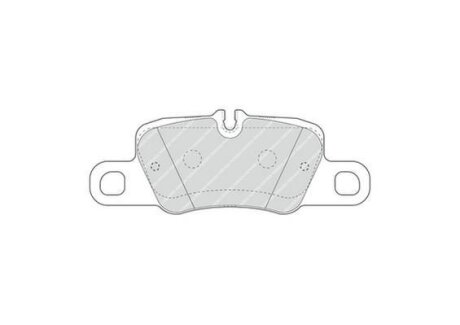 Гальмівні колодки задні Porsche 911, Cayenne, Panamera, Macan Jurid 573616J