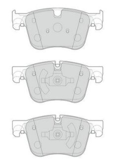 Гальмівні колодки передні Citroen BERLINGO, C4 GRAND PICASSO, C5 / OPEL COMBO GRANDLAND / PEUGEOT 30 Jurid 573621J