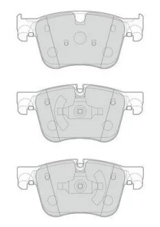Гальмівні колодки передні Citroen BERLINGO, C4 GRAND PICASSO, C5 / OPEL COMBO GRANDLAND / PEUGEOT 30 Jurid 573621J