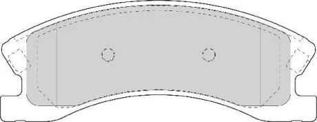 JEEP гальмівні колодки передн.Grand Cherokee II 02- Jurid 573636J