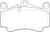 Колодки тормозные передние (17 мм) (система BREMBO) Porsche 911 (996) 3.6 99-05 Jurid 573645J (фото 1)
