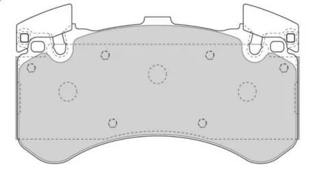 Гальмівні колодки передні Audi A6, A7, A8 Jurid 573649J