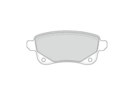 Тормозные колодки задние (16 мм) (система TRW) Renault Grand Scenic III 09- Jurid 573660J