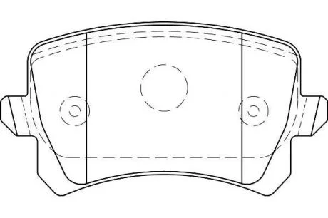 Гальмівні колодки задні Audi Q3 VW Passat /Tiguan Jurid 573667J