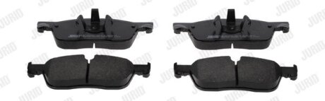 LANDROVER К-т передн. гальм. колодок Discovery Sport 2,0-2,2 14-, Range Rover Evoque 2,0-2,2 11- Jurid 573694J