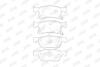 Гальмівні колодки передні Opel Astra K / Vauxhall Jurid 573701J (фото 1)