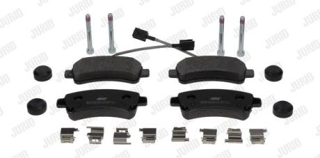 Гальмівні колодки задні Citroen Jumper / Fiat Ducato / Peugeot Boxer Jurid 573704J