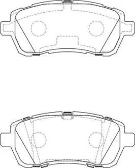 Колодки гальмівні дискові Jurid 573747J