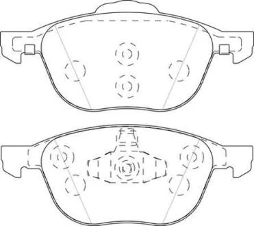 Колодки гальмівні дискові Jurid 573753J