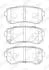 Гальмівні колодки задн. Kia Ceed, Rio, Hyundai Accent Jurid 573757J (фото 1)